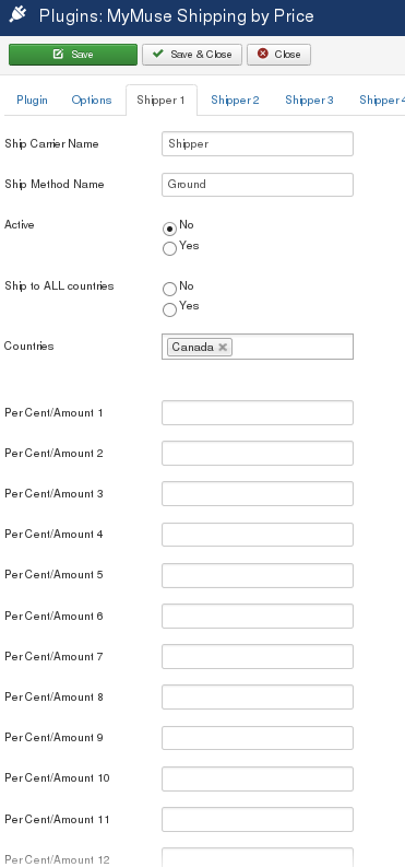 plugin shipping price shipper