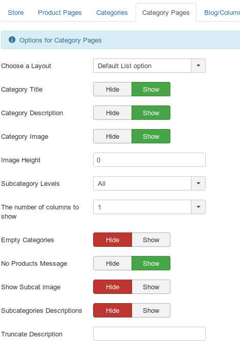 MyMuse Configuration   Category1  Administration