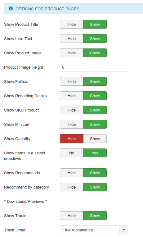 MyMuse Configuration Product Pages1 Administration