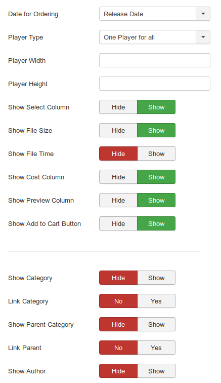 MyMuse Configuration Product Pages2 Administration